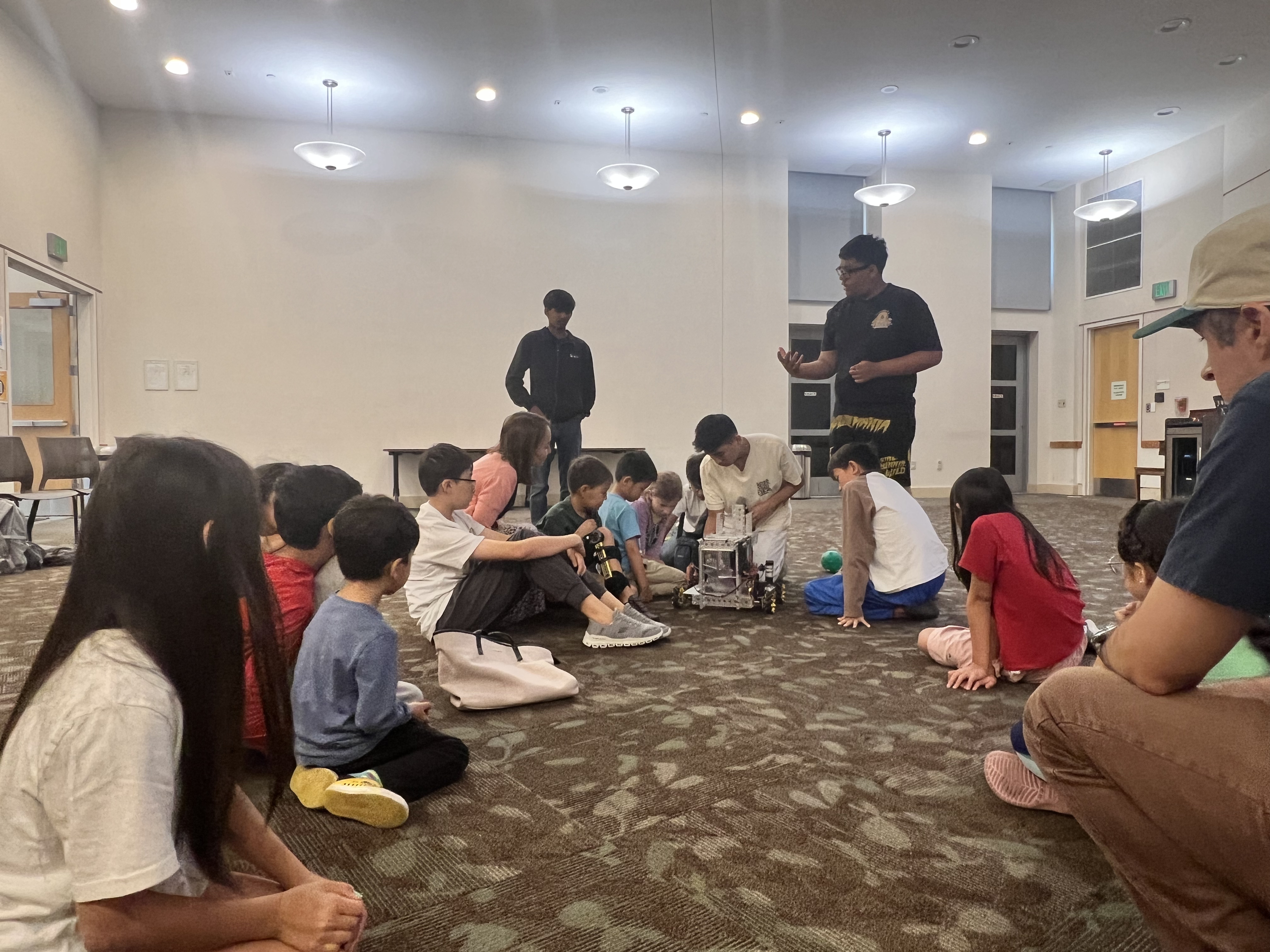 Robotics session at library